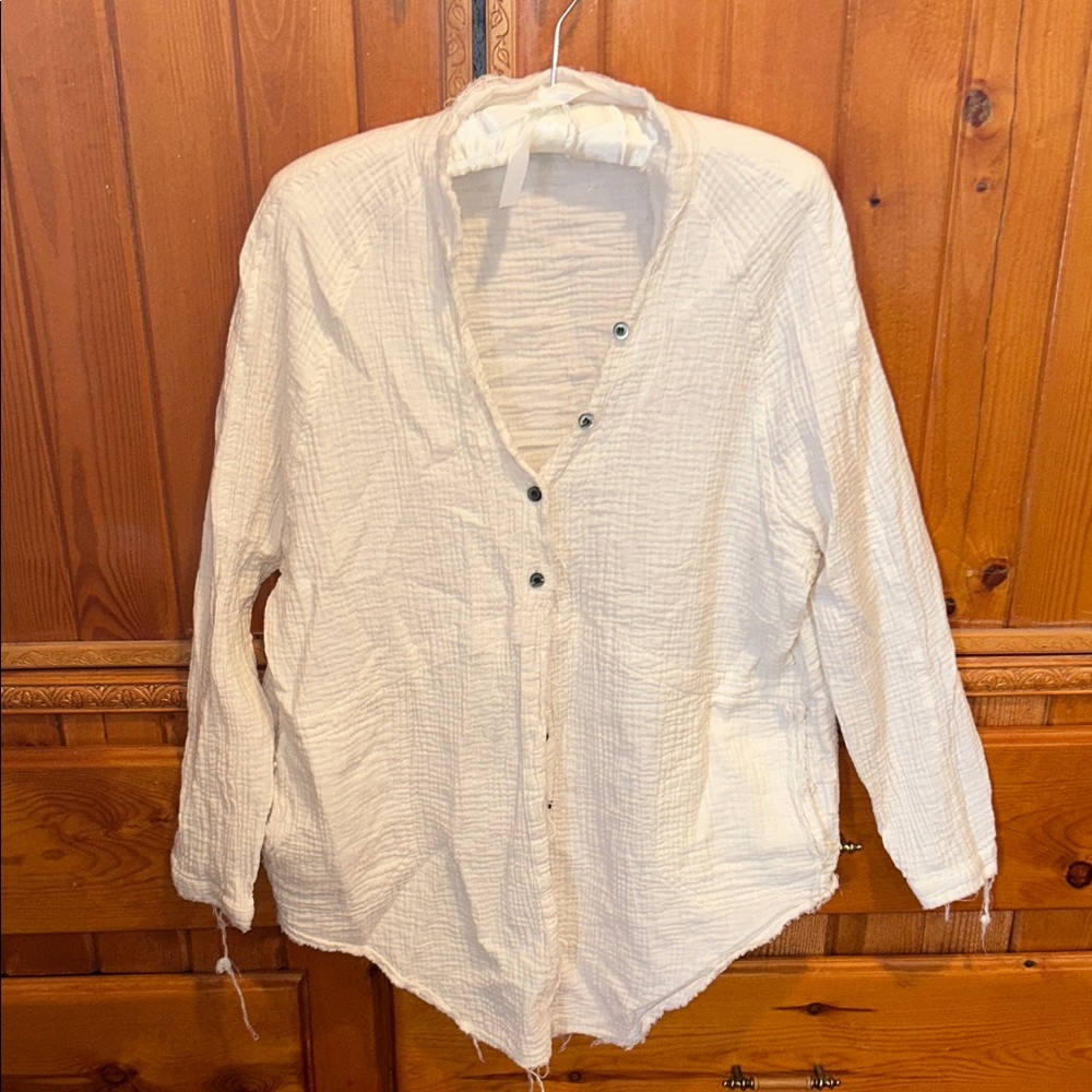 Lightweight Button-Front Shirt